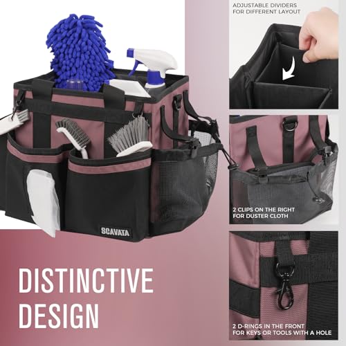 Compact Wearable Cleaning Caddy with Handle & Shoulder Straps - view 3