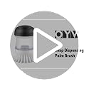 Soap Dispensing Palm Brush, 1-Pack Dish Scrub Brush, Black/Clear/White - view 7
