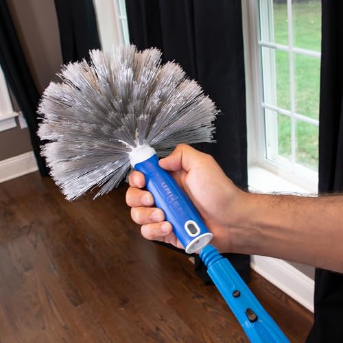 Cobweb & Corner Duster – Dusters for Cleaning, Compatible with Telescopic Poles, Dusting Tools, Great for Ceilings, Moldings, HVAC & Floor Vents, and Corners, White/Black - view 5