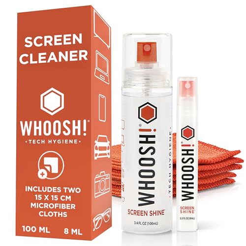 ! Screen Shine Duo – Screen Cleaner and Wipe Kit, 3.4 + 0.3 fl oz