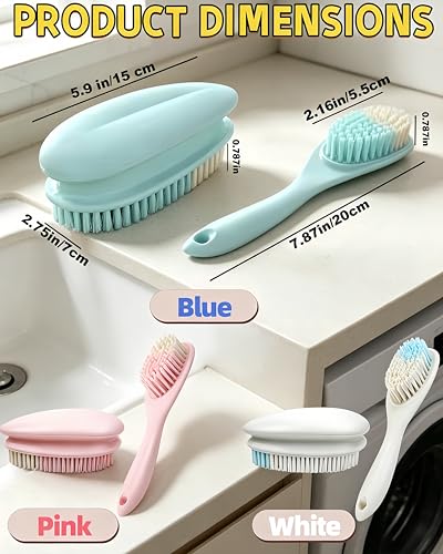 2 Pack Soft Bristle Cleaning Scrub Brush Laundry Brush Scrubber Brush - view 2