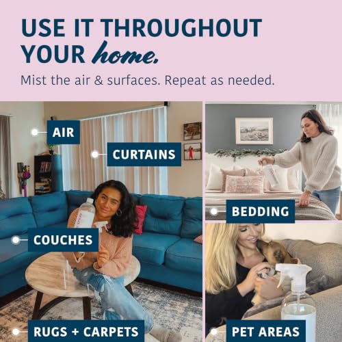 Allergen Spray, Pets, Dust Allergies & More, Air & Surface Control, Just Add Water, Bottle Plus Two Refills, Over 100oz Total - view 4