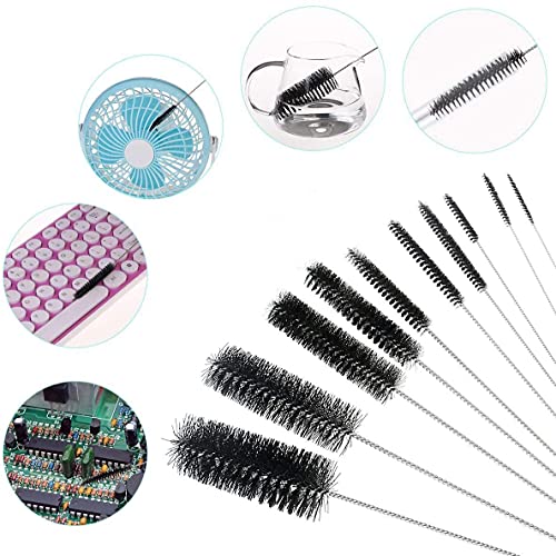 Straw Cleaner Brush Extra Long 12 inch, 10 PCS Straw Cleaner Brush Bristles Diameter (4+8+10+12+16mm) for Cleaning Straws, Pipe, Sippy Cup and Bottle - view 4