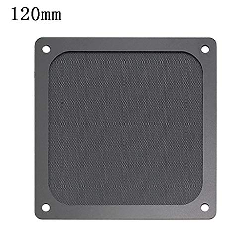 Magnetic Dust Filter Dustproof Mesh Fan Cover Net Grill Guard with Hole for PC Computer for Case Cooling Fan Accessories, 70x70mm, Black - view 2