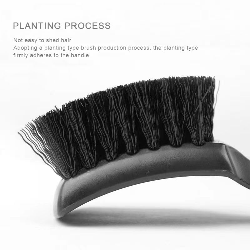 Carpet Brushes for Cleaning, Scrub Brush for Floor Mats, Cleaning Brush for Car Interior and Home, Simple and Practical (1, Black) - view 4