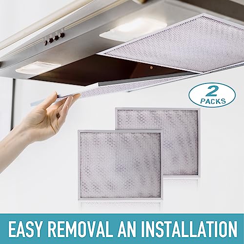 BPS1FA30 Range Hood Filter 11-3/4" x 14-1/4" x 3/8" (2 Pack) - view 4