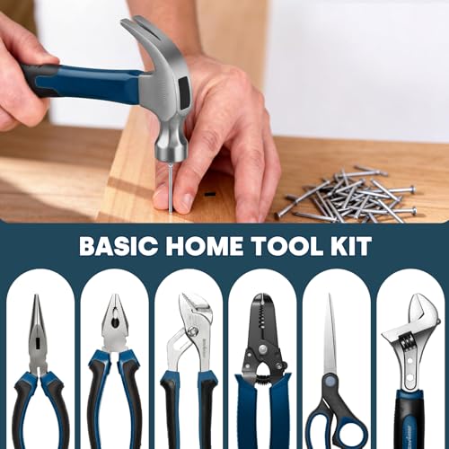 Tool Set with Molded Storage Case, 220 Pieces, Blue - view 3