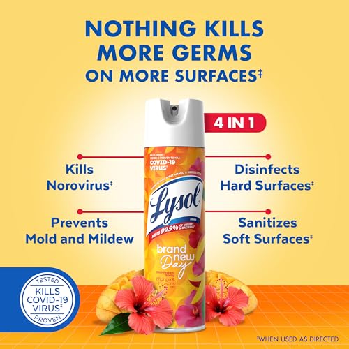 Disinfectant Spray, Sanitizer, Deodorizer, Mango, 19 oz - view 2