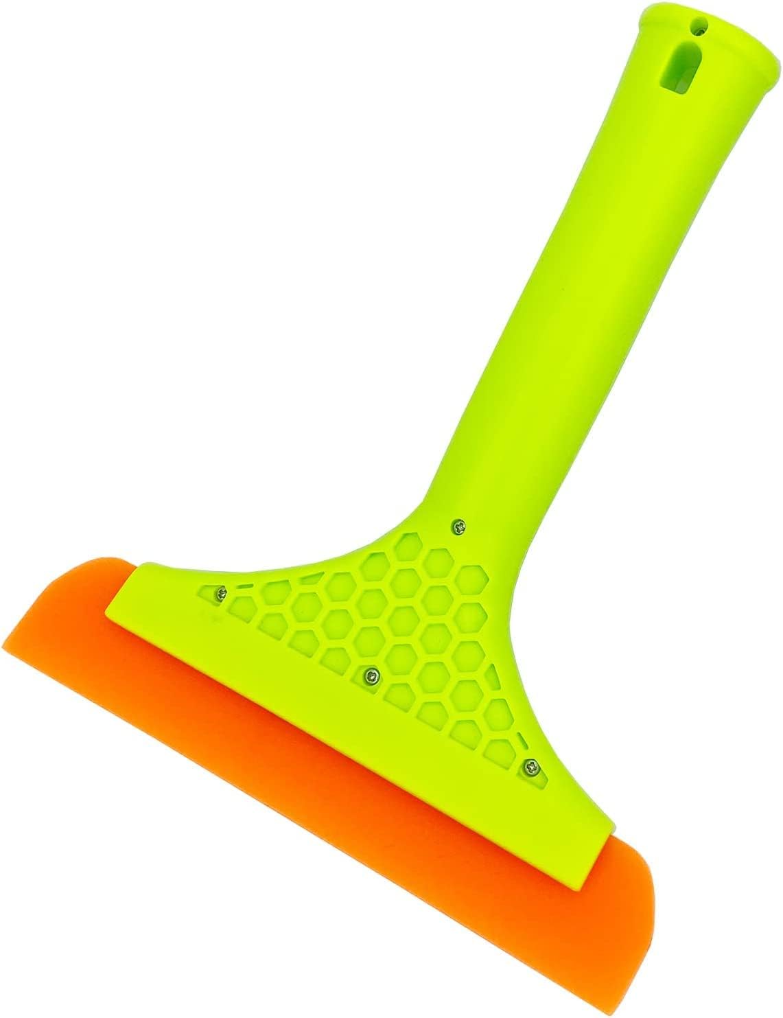 Super flexible silicone squeegee, auto water blade, water wiper, shower squeegee, 5.9'' blade and 7.5'' long handle, for car windshield, window, mirror, glass door - view 5