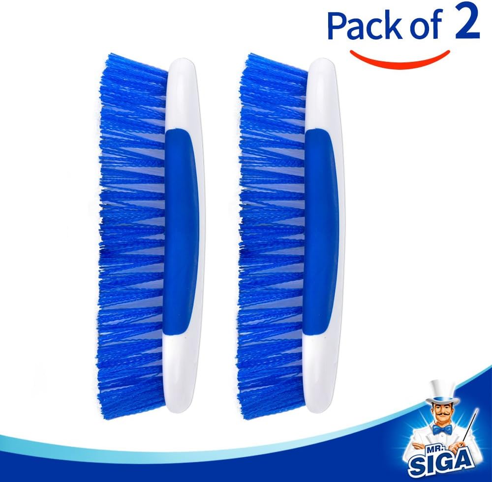 Multi Purpose Heavy Duty Scrub Brush - Pack of 2 | Strong bristles with effective scrubbing power, ideal for kitchen, bathroom, shower and everyday household cleaning. - view 4