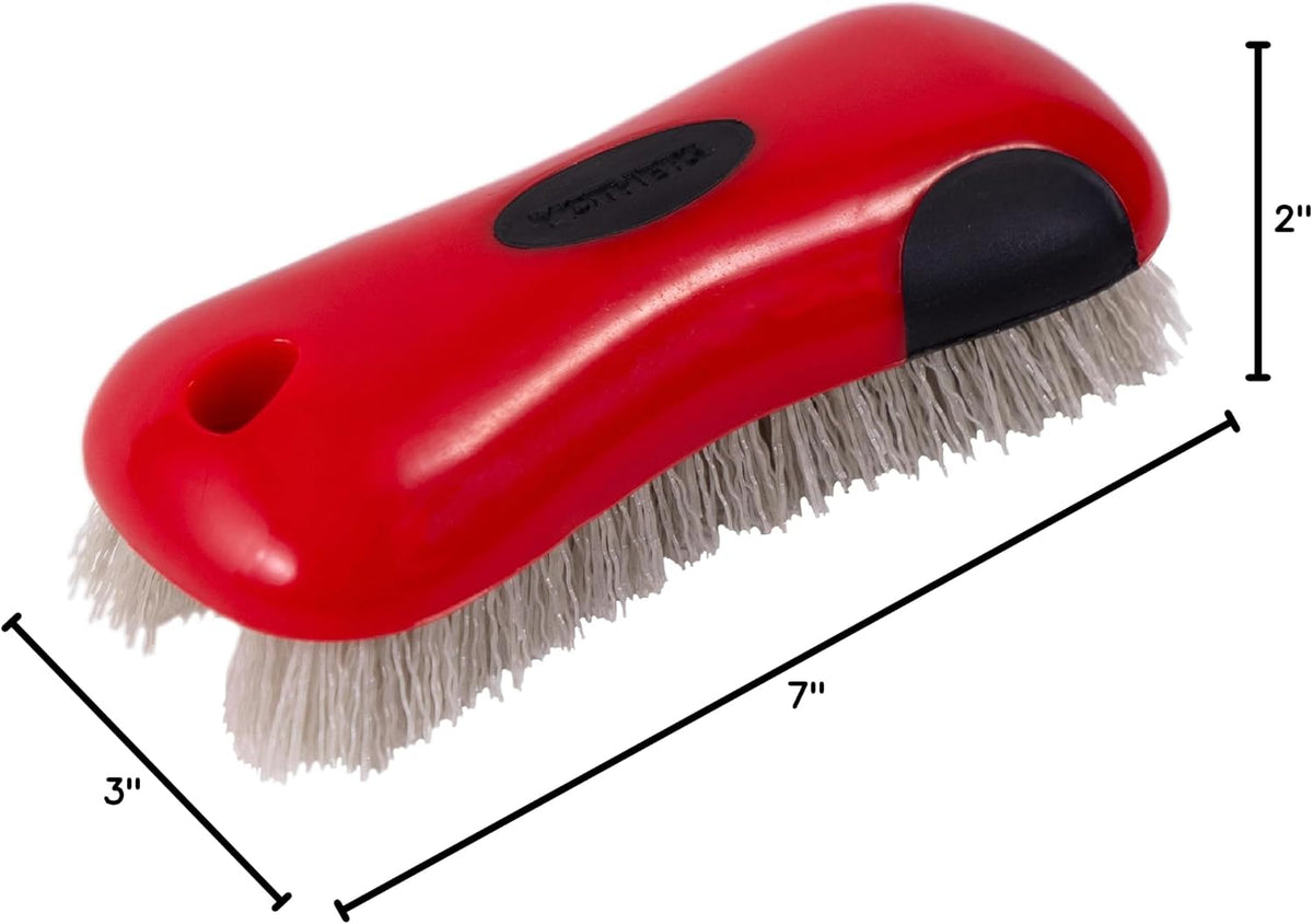 Stiff Bristle Carpet and Upholstery Cleaning Scrub Brush for Automotive, Home, Couch, Stain Remover - view 7