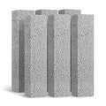 6 Pack Pumice Stone for Toilet Cleaning, Hard Water Rings & Stains