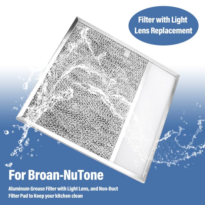 BP57 Range Hood Aluminum Grease Air Filter with Light Lens - view 4