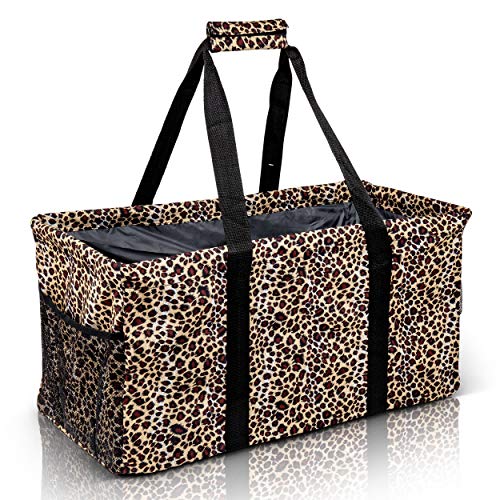 Extra Large Utility Tote Bag - Oversized Collapsible Beach Bag - Geo Black - view 4