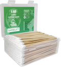 6 inch long cotton swabs, pointed or round tips for cleaning | pointed, round, and mixed-tip cotton swab options with 6 inch wooden handles for firearm, electronics, craft, and tasks