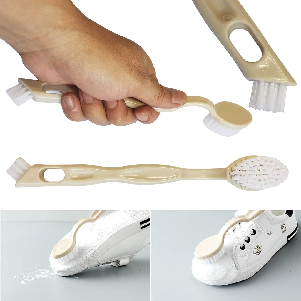 Cleaning Brush Shoe Kitchen Bottle Brush Sink Bathroom Household Dish Pot Pan Edge Corners Tile Lines Brush with Stiff Bristles - view 3