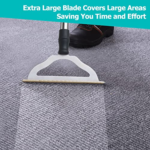 Carpet Rake for Pet Hair Removal - Reusable Pet Hair Remover for Carpet Long Handle, Advanced Dog Hair Broom, Cat Fur Brush, Lint Remover Scraper for Carpets, Rugs, Mats, Couch, Furniture - view 4