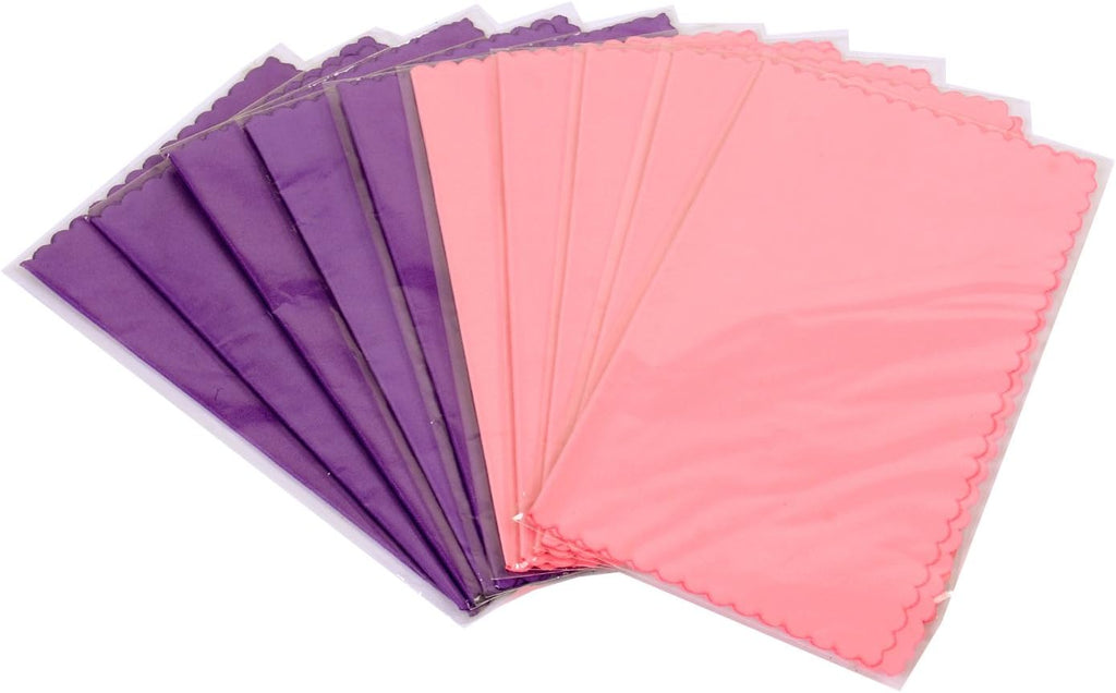 10-Pack Microfiber Cleaning Cloths for Smart Phone, Laptop, Computer, Tablet, Camera, Lenses, LCD Monitor, TV, Optics etc in Retail Packaging - view 2