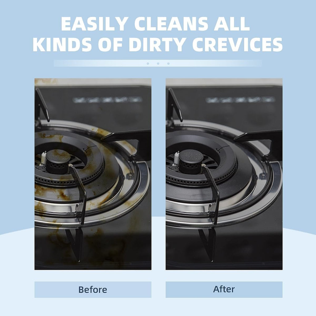 3Pcs Hard Bristle Crevice Cleaning Brush-Thin Grout Scrub Brush | House Cleaning Supplies, Dead Corners Brush, Gap Cleaning Tools for Toilet, Tile, Bathroom, Sink, Window, Kitchen (3, Black) - view 4