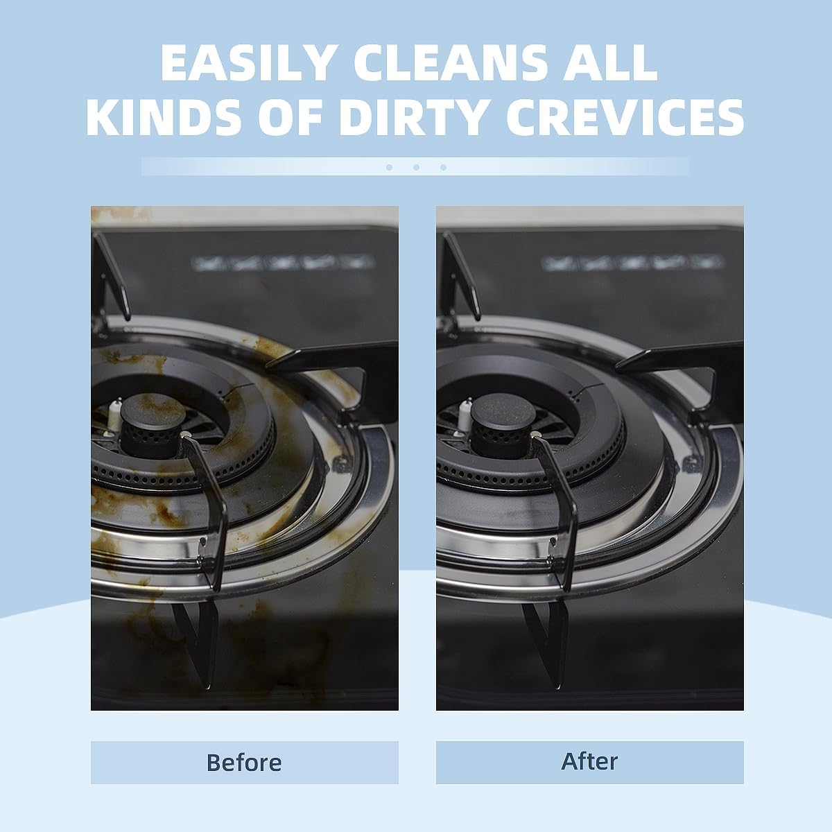 3Pcs Hard Bristle Crevice Cleaning Brush-Thin Grout Scrub Brush | House Cleaning Supplies, Dead Corners Brush, Gap Cleaning Tools for Toilet, Tile, Bathroom, Sink, Window, Kitchen (3, Black) - view 4