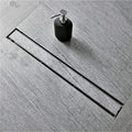 24 inch Linear Shower Drain-Brushed Nickel Tile-in Floor Drain