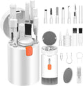 20 in 1 Multifunctional Cleaner Kit for Electronic Devices (White) | Keyboard Cleaning Brush, Headphones Cleaner Kit for AirPods, Multi-Tool for Cleaning Laptop, Earbuds, Camera, Cellphones