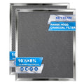 2-Pack 97007696 Range Hood Grease Filters, 8.75" x 10.5" x 0.4" - Upgraded Stainless Steel Frame & Aluminum Mesh Charcoal Combo, Compatible with Bro.an Range Hood (Replaces 97005687 & 6105C)