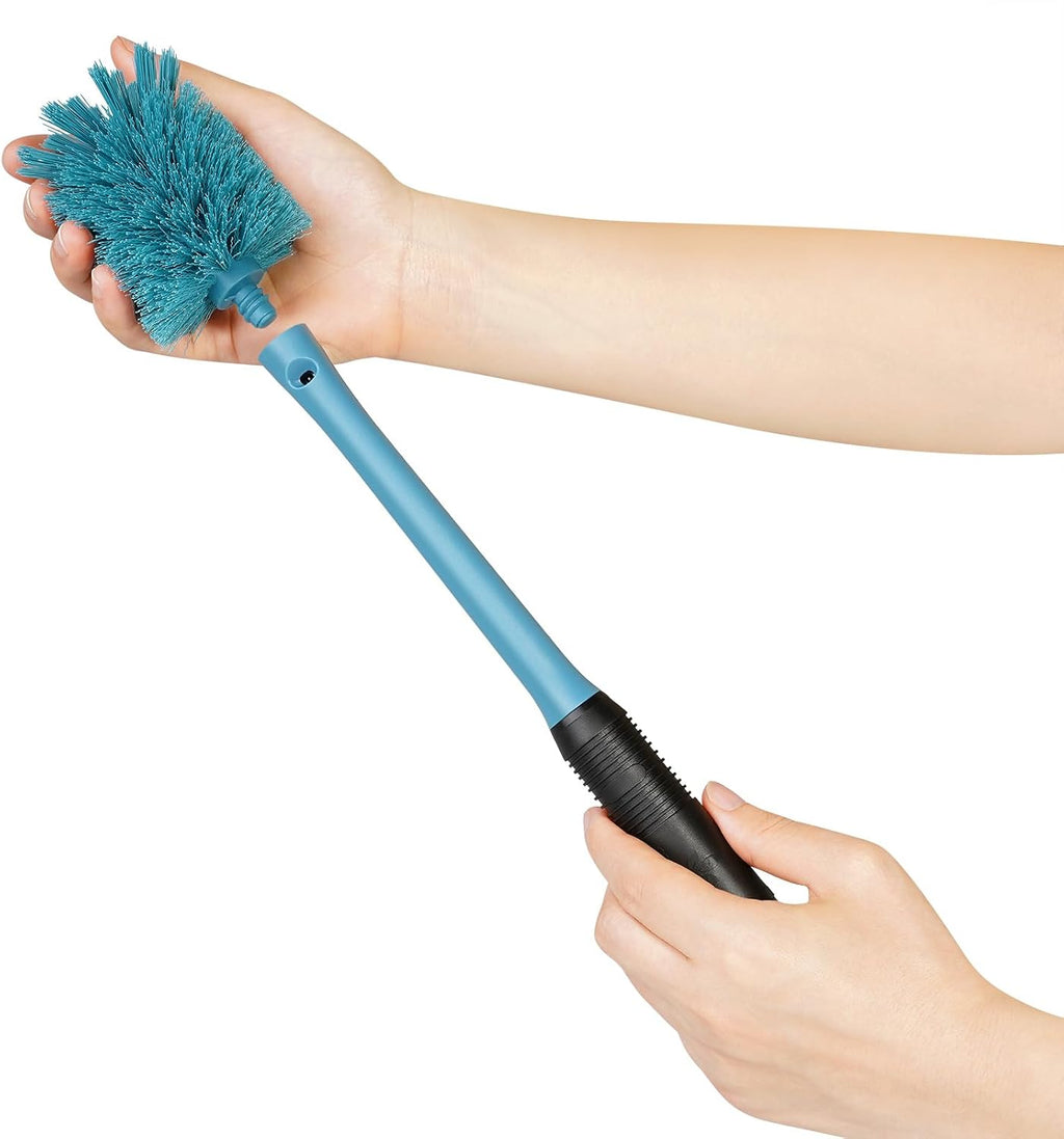 2-in-1 Bottle Brush and Straw Cleaner Brush, Smokey Blue, 1 Pack | Long Handle Water Bottle Scrubbing Brush for Water Bottles, Glasswares, Mugs, Flasks, Tumblers and Kitchen Sink - view 4
