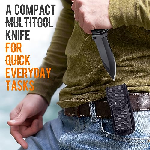 Uncle Gifts, ”BEST UNCLE EVER” Multitool Knife, Stocking Stuffers for Uncles, Uncles Birthday Gift, Best Uncle's Presents, Uncle Gifts from Niece Nephew, Uncle's Christmas Gift - view 6