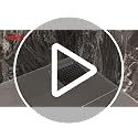 4-Inch Brushed Square Shower Drain with Quadrato Pattern Grate - view 7