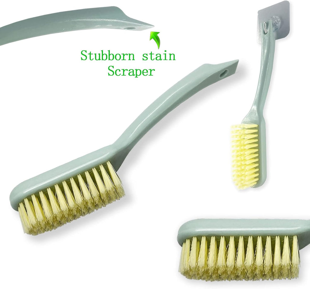 Cleaning Brush Shoe Kitchen Bottle Brush Sink Bathroom Household Dish Pot Pan Edge Corners Tile Lines Brush with Stiff Bristles - view 6
