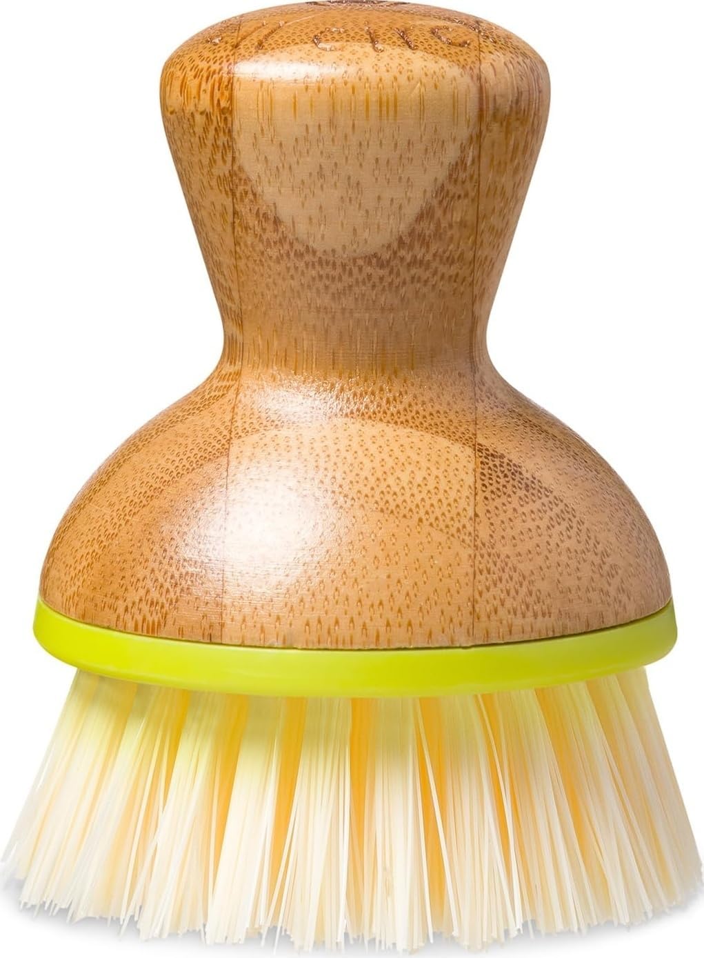 Bubbly palm brush, dish scrub brush for nonstick, green | Family-safe & formaldehyde-free, with an ergonomic handle for effortless cast iron, nonstick & sink cleanup