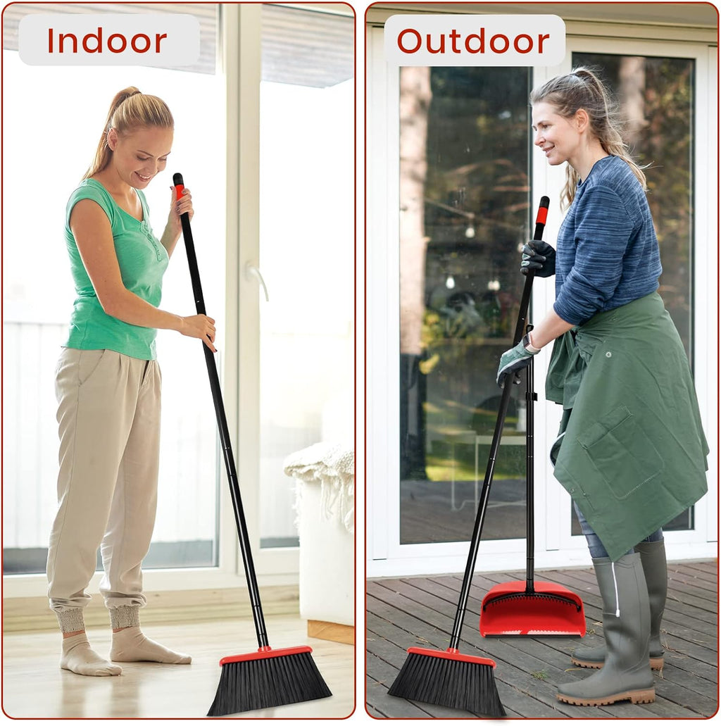 Broom and Dustpan Set, 52 inch Broom and Dust Pan Combo for Home - view 2