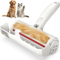 Pet hair remover roller, reusable lint roller for dog and cat hair, portable pet hair roller with large fur bin for couches, bedding, car, rugs & furniture, no refills or batteries, pet homes
