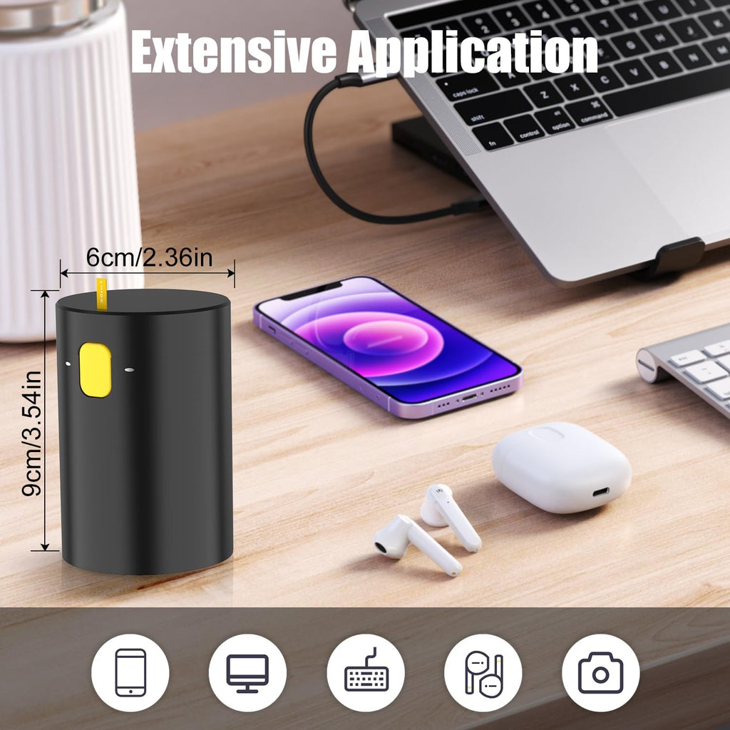 20 in 1 multifunctional cleaner kit for electronic devices (black), keyboard cleaning brush, headphones cleaner kit for airpods, multi-tool for cleaning laptop, earbuds, camera, cellphones - view 6