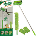 Ceiling Fan Blade Cleaner & Duster | Extendable Pole for High Ceilings, Moldings, Blinds, Walls & Cars, Corner Cleaning Tool, with Reusable Microfiber Pads | Size 3 feet (Pack of 1)