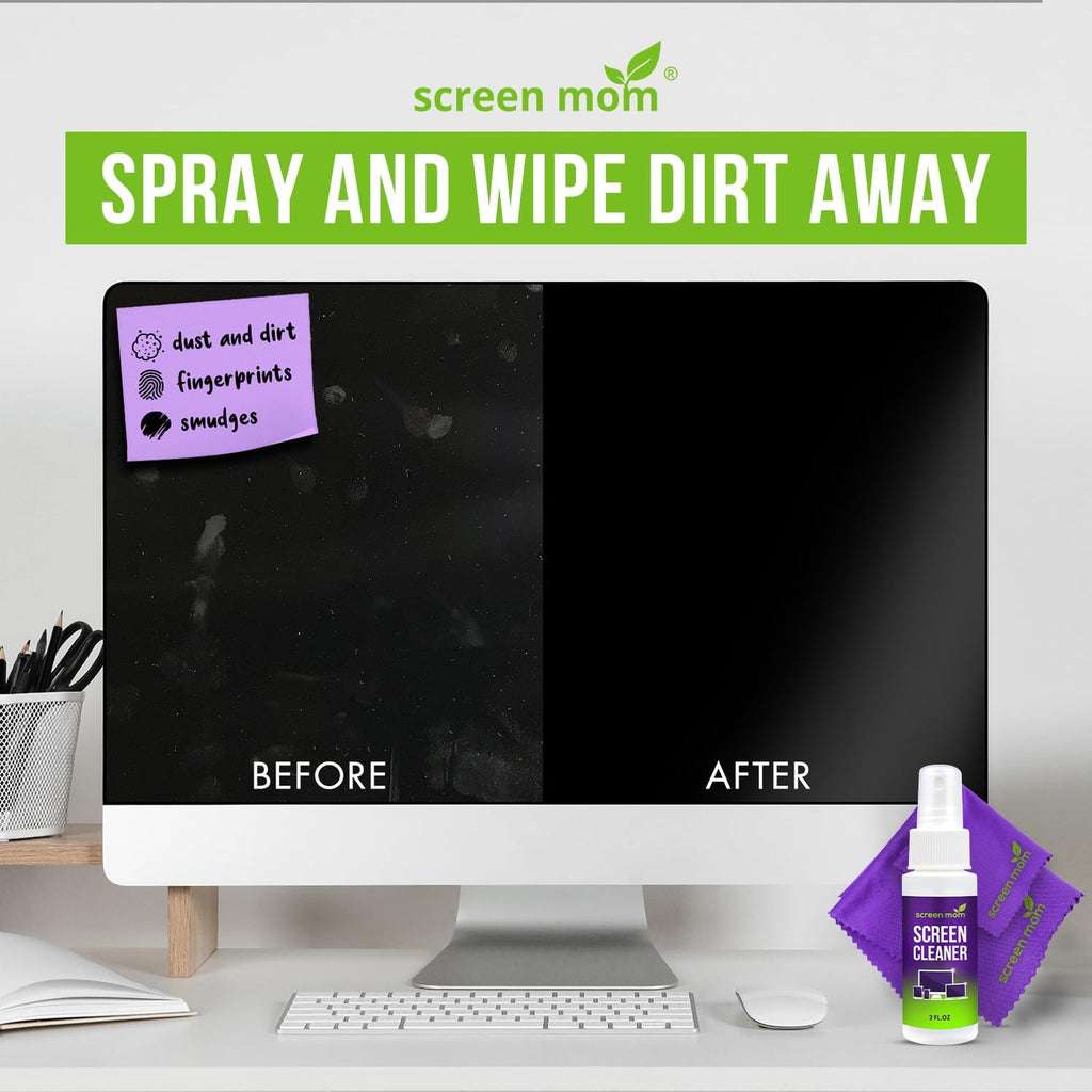 Screen Cleaner 6-Pack Microfiber Cloths for TV, Car, Laptop & Computer | Scratch-Free Care, TVs, Monitors, Lenses, Washable Fabric, Streak-Free Results, Multipurpose Use, Cleaning Kit - view 6