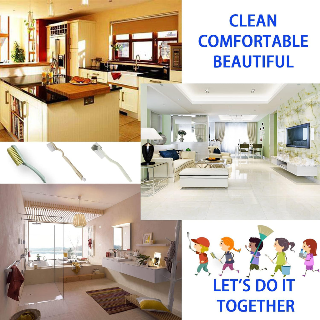 Cleaning Brush Shoe Kitchen Bottle Brush Sink Bathroom Household Dish Pot Pan Edge Corners Tile Lines Brush with Stiff Bristles - view 8