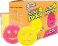 Original (4) + Scrub Mommy Kitchen Sponges (4) - Scratch-Free Dish Scrubber - Multipurpose Kitchen Cleaning Sponges - BPA Free Polymer Foam - Stain & Odor Resistant (8 Pack)