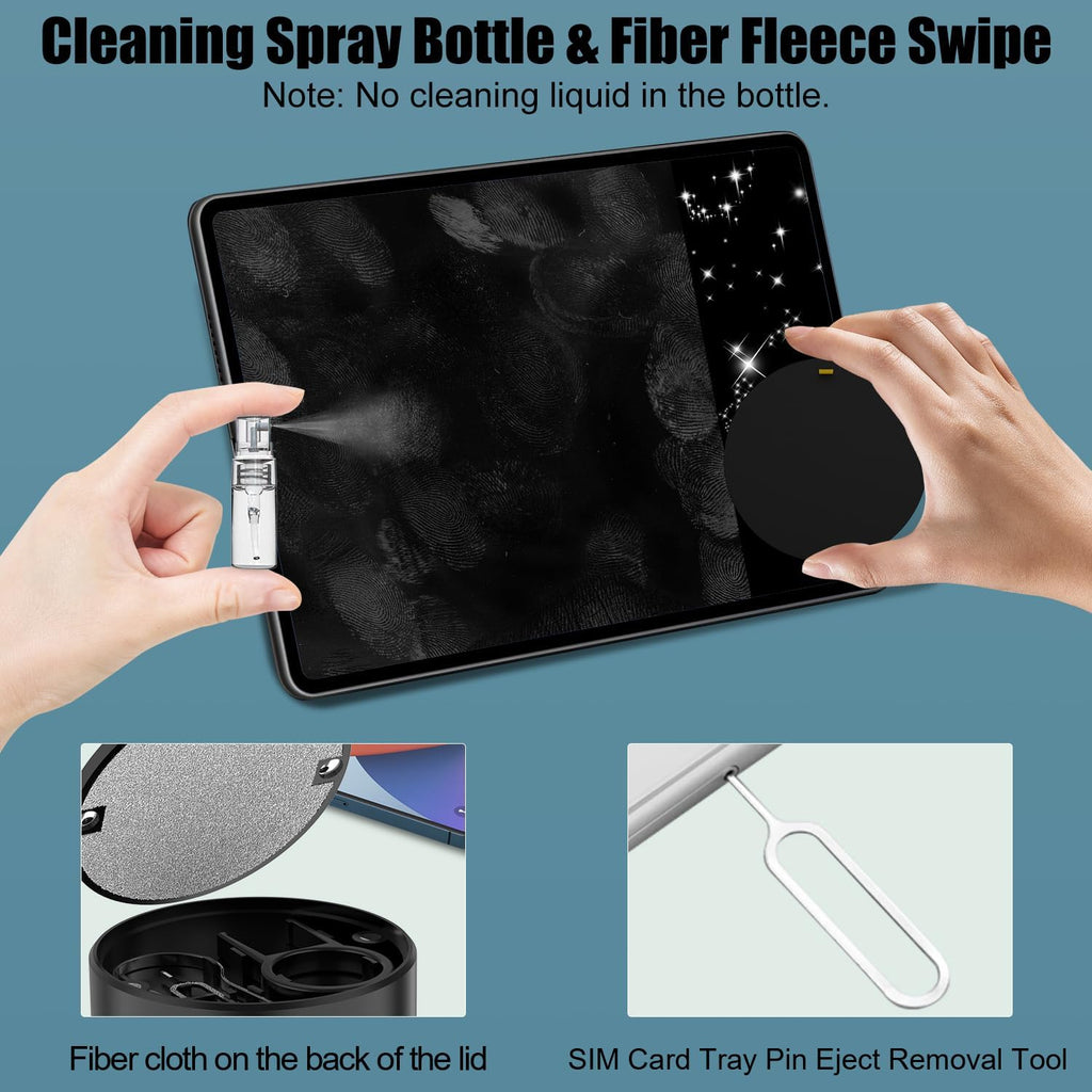 20 in 1 multifunctional cleaner kit for electronic devices (black), keyboard cleaning brush, headphones cleaner kit for airpods, multi-tool for cleaning laptop, earbuds, camera, cellphones - view 4