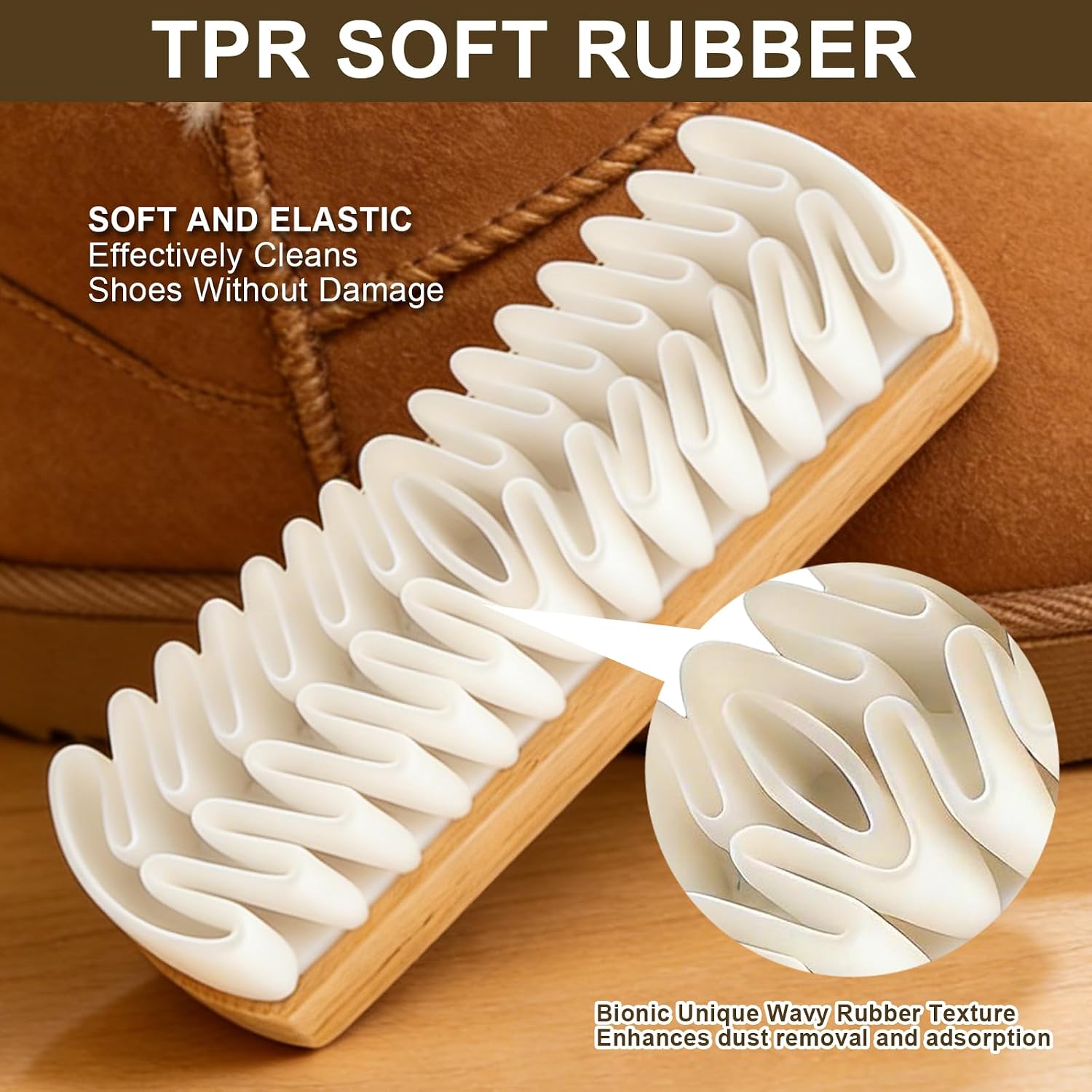 Suede Brush for Shoes,Suede Nubuck Eraser,Suede Shoe Cleaner Kit, Nubuck Cleaning Kit 3PCS - view 4