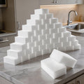 45+5 Bonus Extra Thick Melamine Foam Cleaning Pads | Durable, Heavy Duty Wall Cleaner & Shoe Scrubber, Bathroom, Kitchen, Baseboard, Non-Scratch, Just Add Water