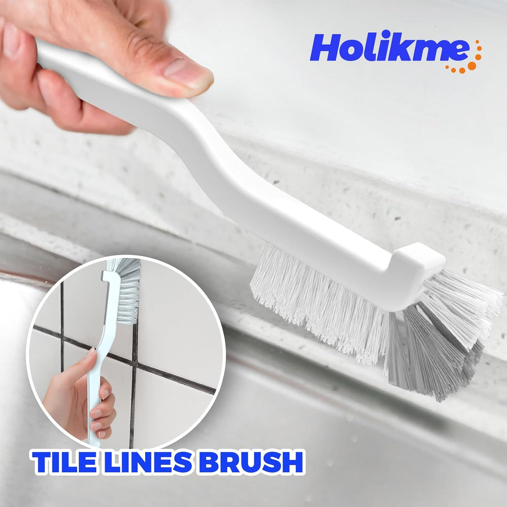 Dish Brush Cleaning Brush Set for Cleaning Groove Gap,Green | Dish Brush Set Cleaning Brush Set, Scouring Pad for Cleaning, Groove Gap Brushes for Pot, Pan, Abrasive Wheel Brushes - view 3