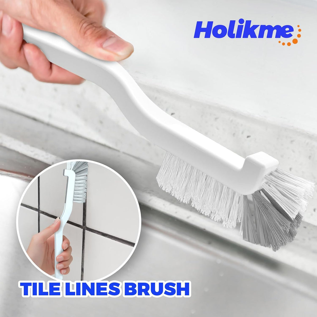 Dish Brush Cleaning Brush Set for Cleaning Groove Gap,Green | Dish Brush Set Cleaning Brush Set, Scouring Pad for Cleaning, Groove Gap Brushes for Pot, Pan, Abrasive Wheel Brushes - view 3