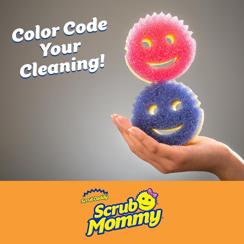 Scrub Mommy Kitchen Sponges - Dual-Sided Dish Sponges for Scrubbing - Non-Scratch Cleaning Sponges for Washing Dishes, Bathroom & Multi-Surface Cleaning - Online Exclusive (3 Count) - view 8