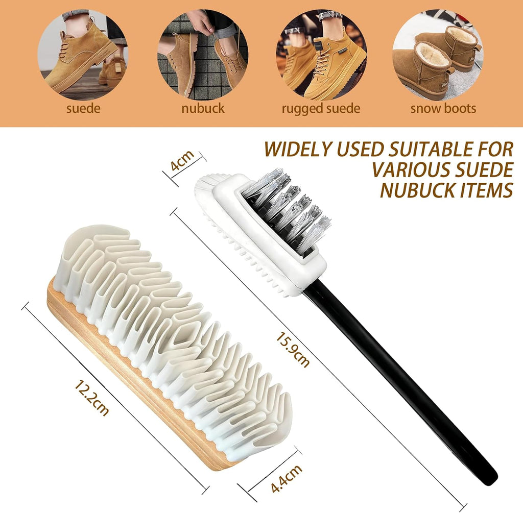 Suede Brush for Shoes,Suede Nubuck Eraser,Suede Shoe Cleaner Kit, Nubuck Cleaning Kit 3PCS - view 5