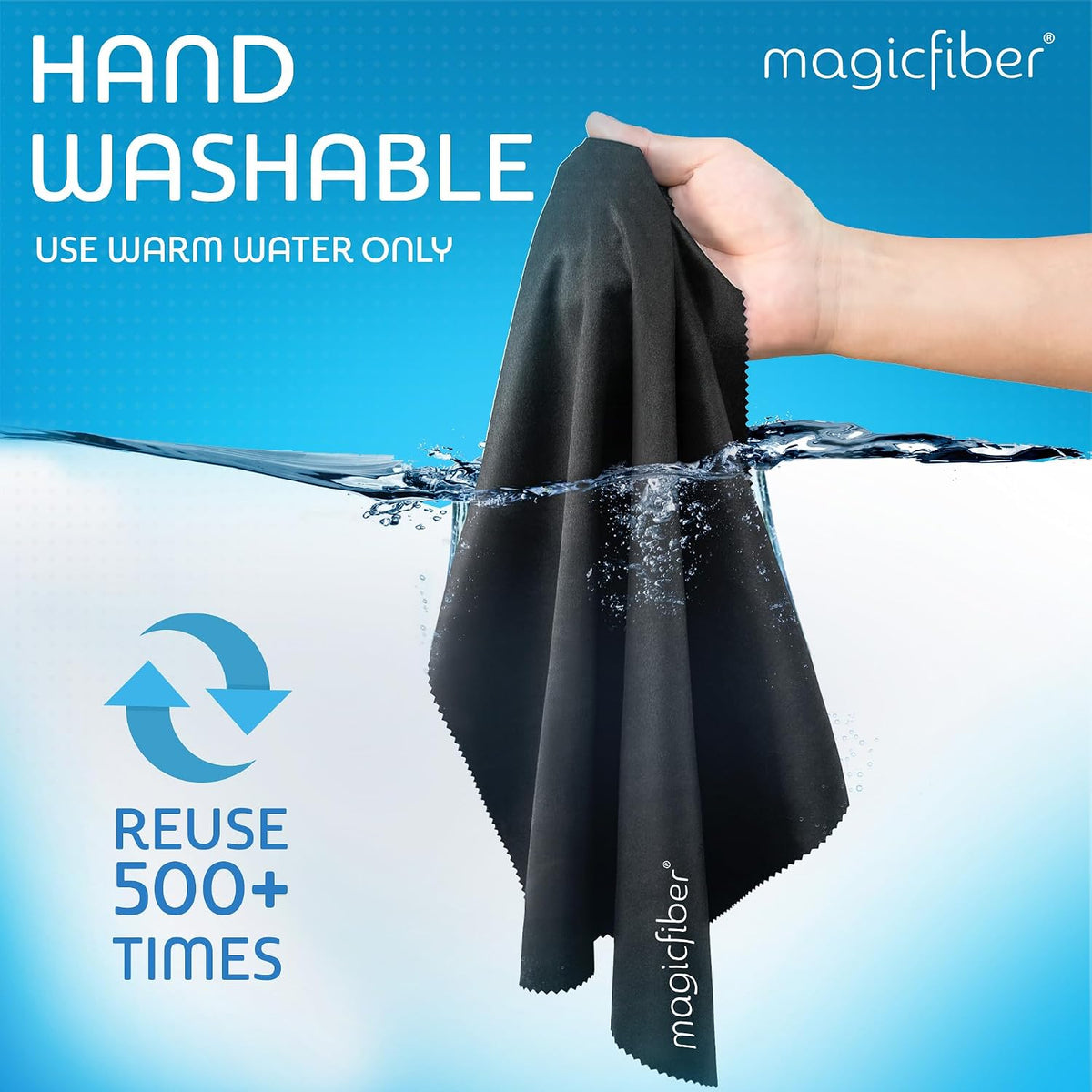 Extra Large Microfiber Cleaning Cloth for TV Screens & Monitors | Great for OLED, Computers, Laptops, Cars & Electronics, Eyeglass & Glasses Cleaner - view 7