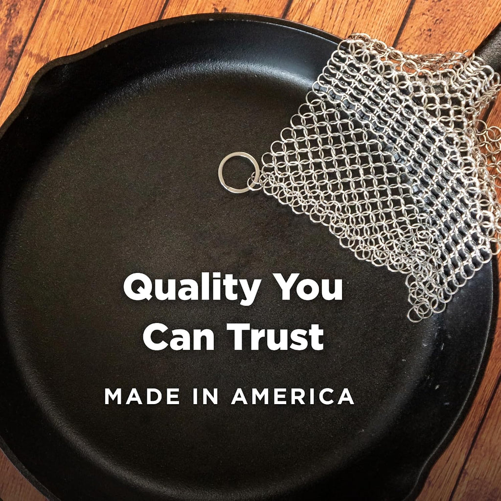 The ringer - the original stainless steel cast iron cleaner, patented XL 8x6 inch design - view 6