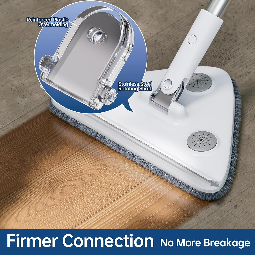 Wall Cleaner Mop with Long Handle, Dust Mop with 6 Reusable Pads | 3-in-1 Wall Duster with Extension pole, 58in Long Handle for Wall/Ceiling/Baseboard/Floors - view 4
