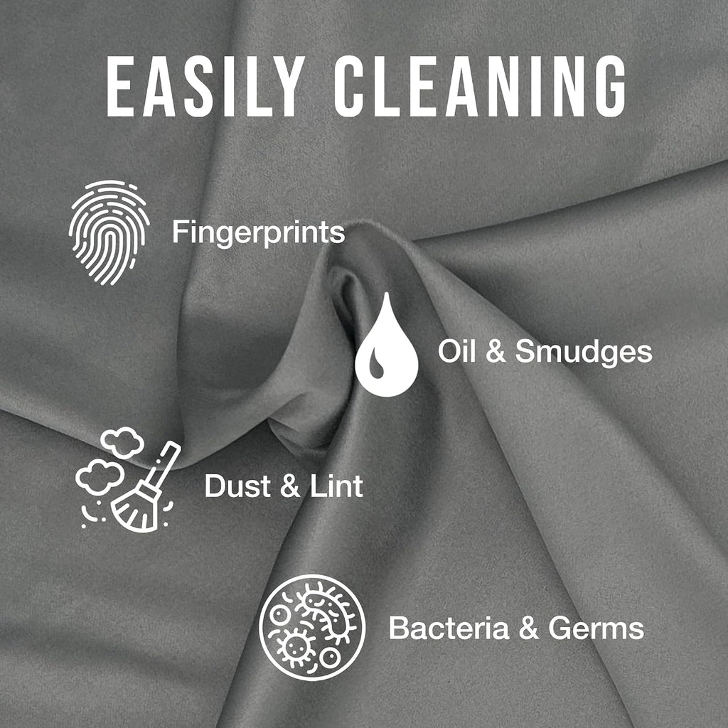 3-Pack 16x16 Inch Extra Large Lint-Free Microfiber Cleaning Cloths for Laptop, LCD TV, Computer Screen, Monitor, Tablet, Camera Lens, Glass, Telescope, iPhone, iPad, Other Delicate Surfaces - view 3